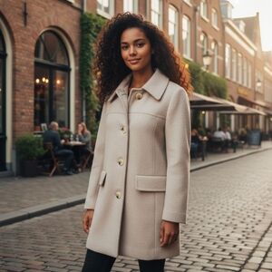 Vintage Macintosh New England Wool Mohair Blend Coat
